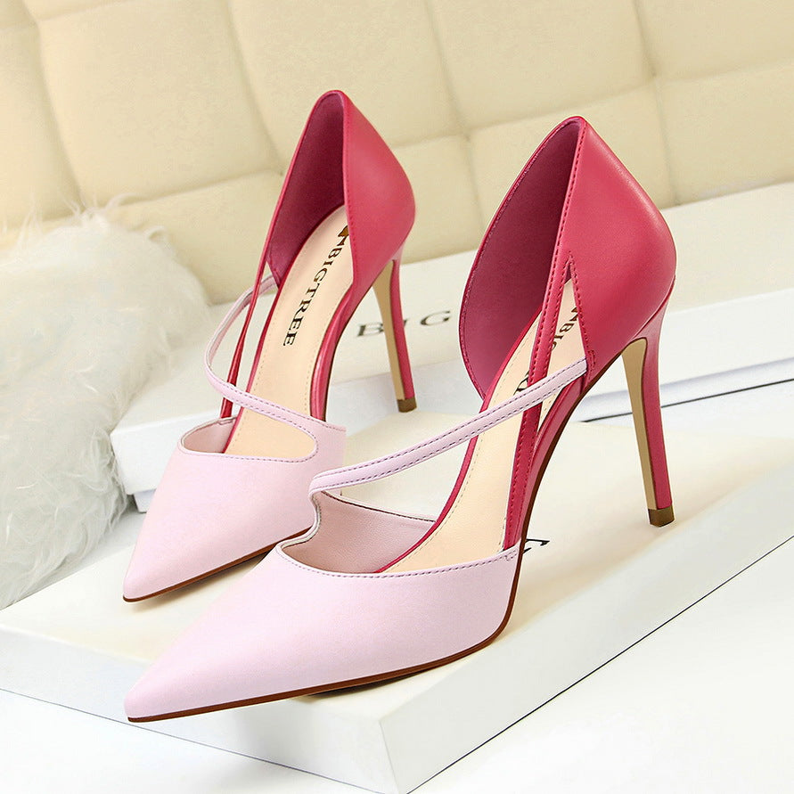 Verona Contrast Slingback Pumps