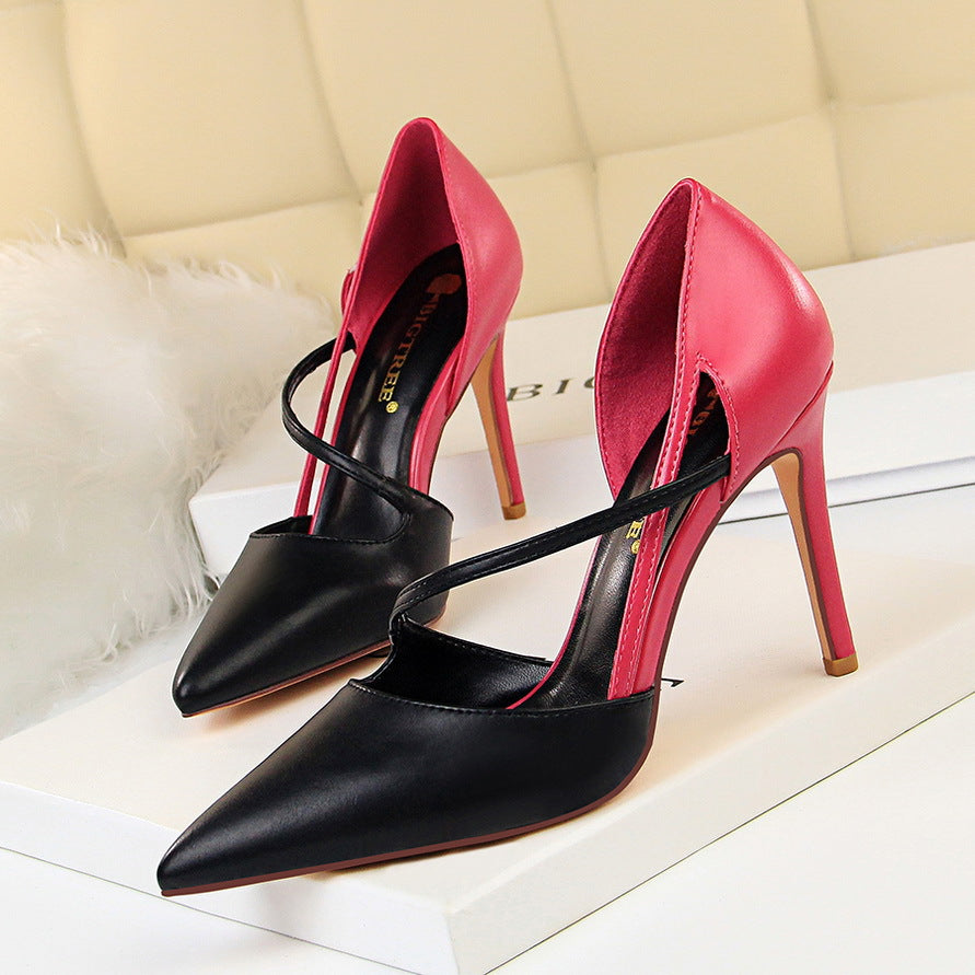 Verona Contrast Slingback Pumps