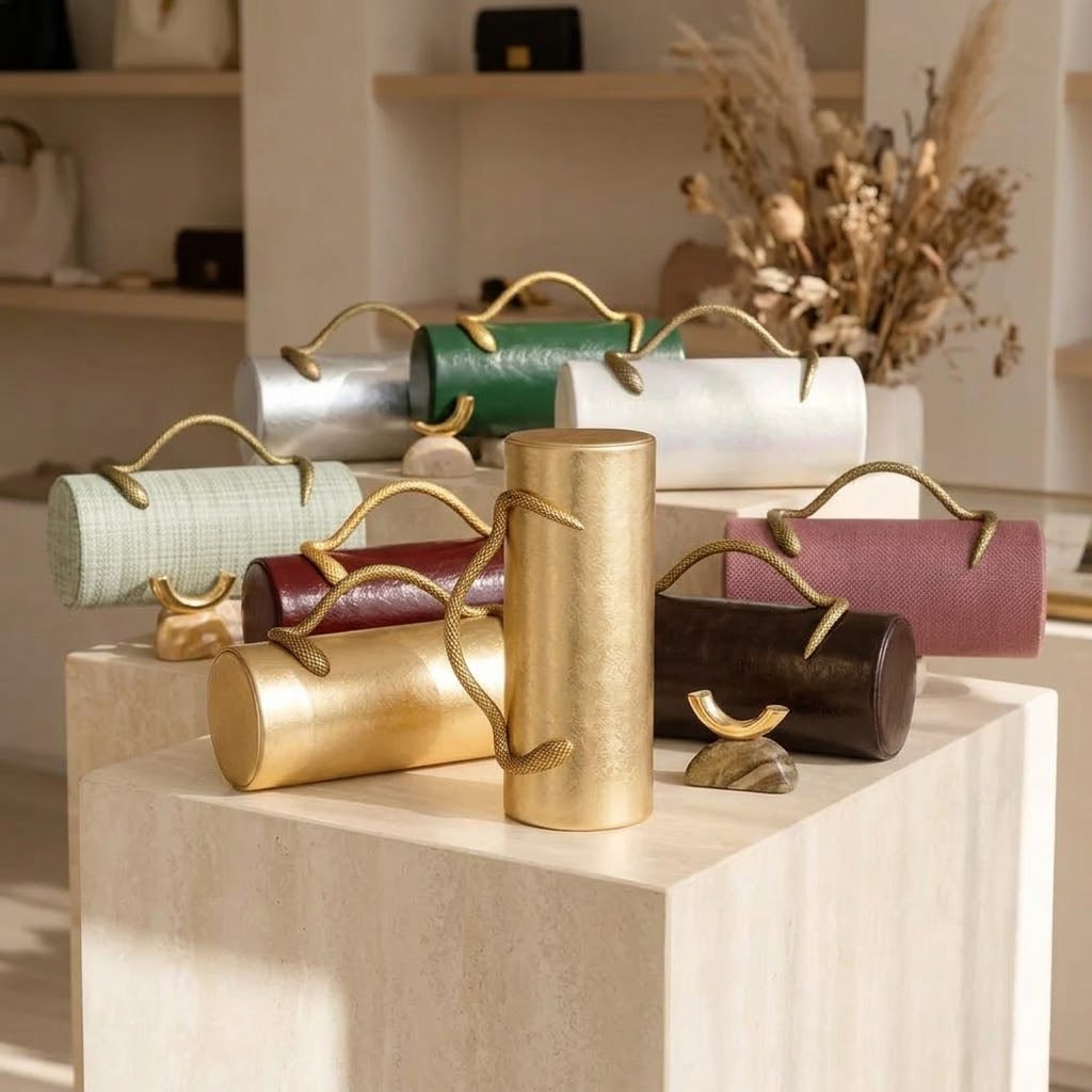 Viper Sculptural Clutch