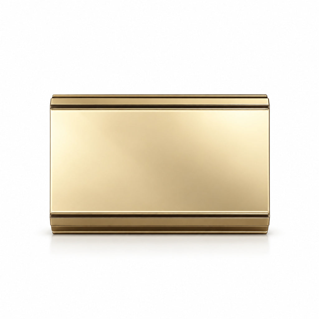 Gold Accordion Clutch