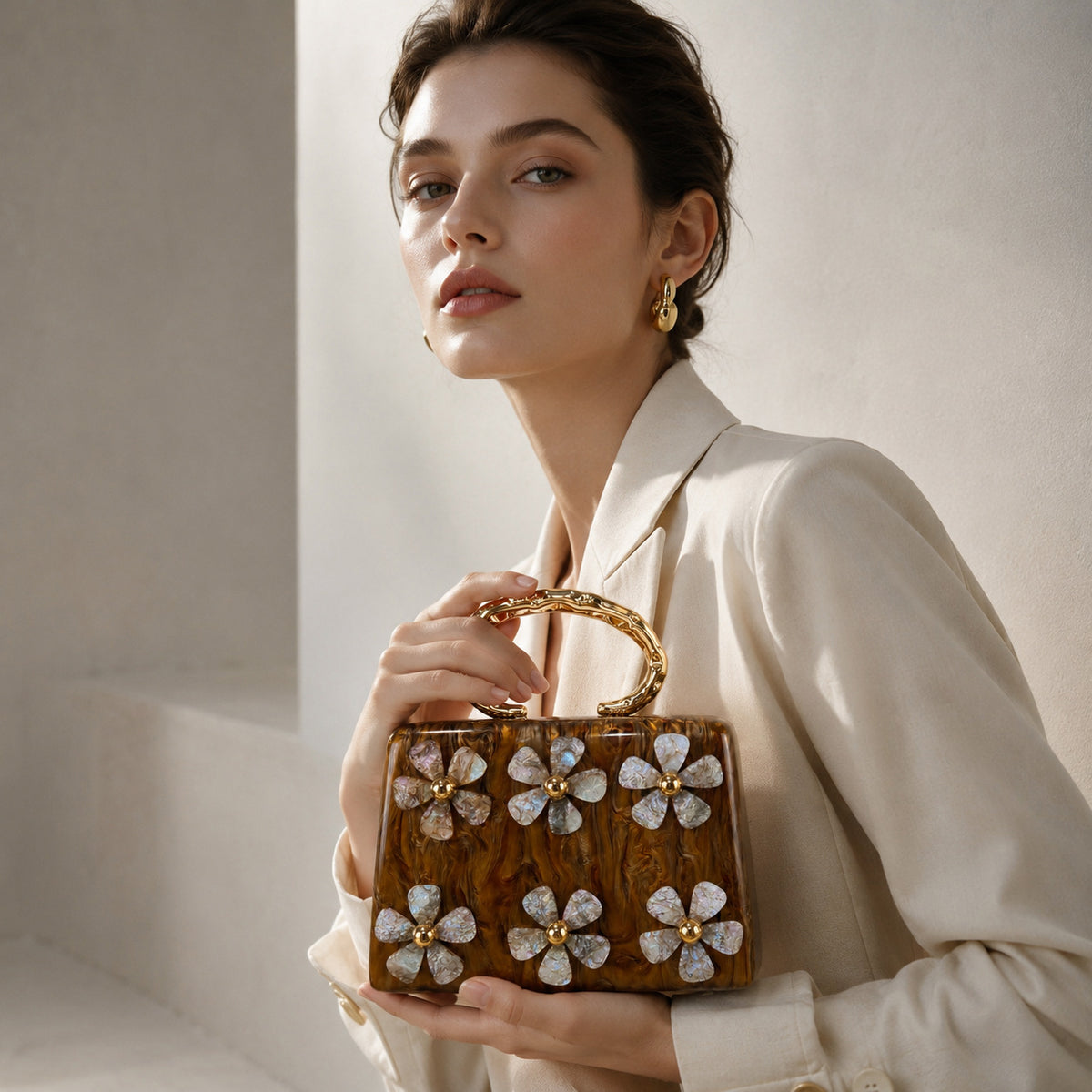 Aura Floral Evening Bag