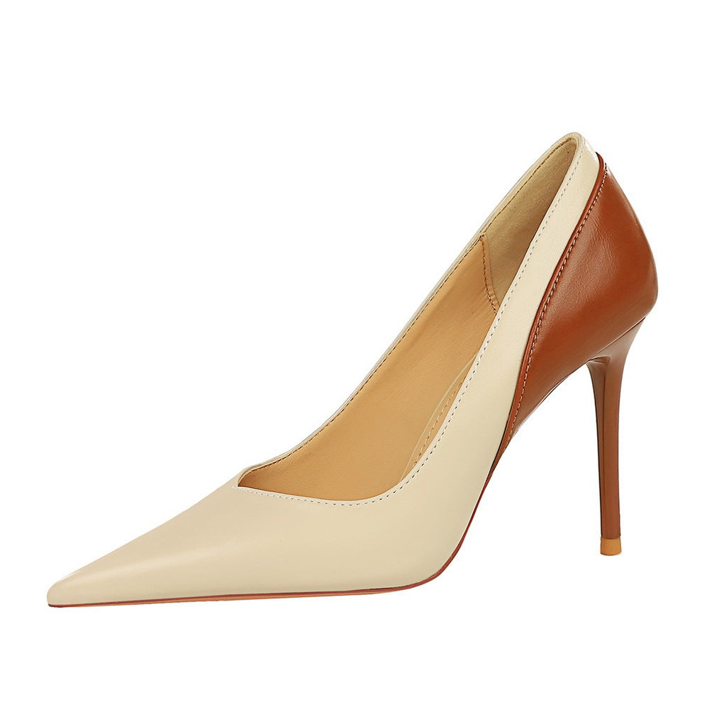Retro Royale Pointed-Toe Heels