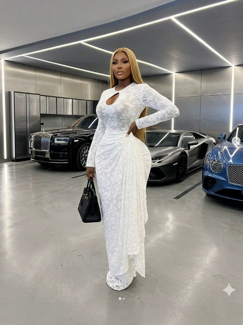 Adenike Drape Dress