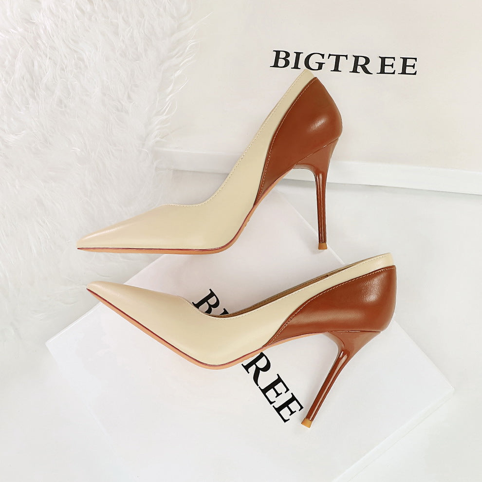 Retro Royale Pointed-Toe Heels
