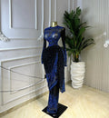 Kente Drape Gown