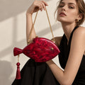 Acrylic Shell Chain Clutch