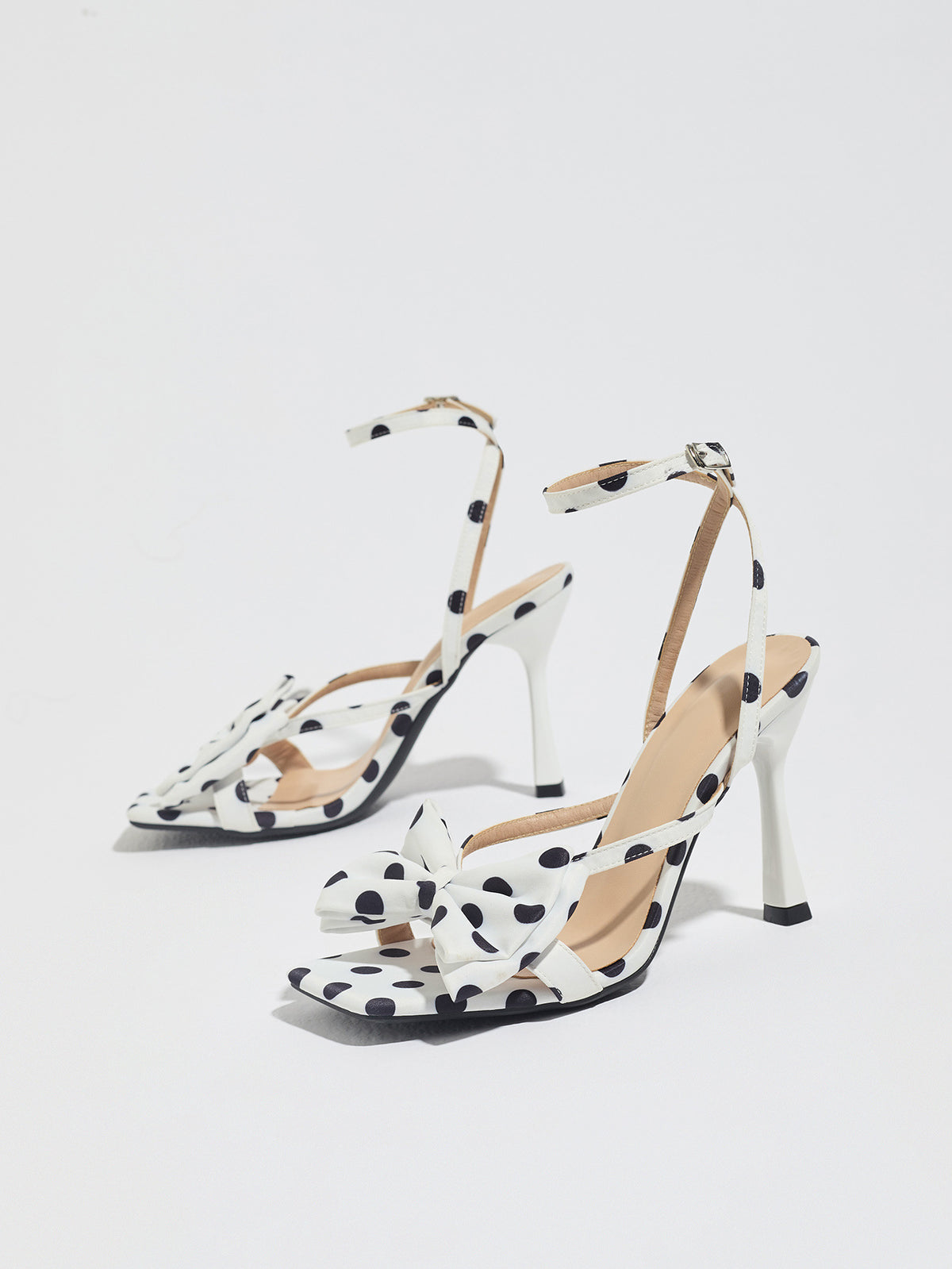 Monroe Polka Dot Bow Stilettos
