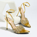Crystal PVC Stiletto Sandals