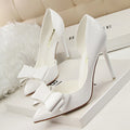 Coquette Pointed Toe Bow high Heels