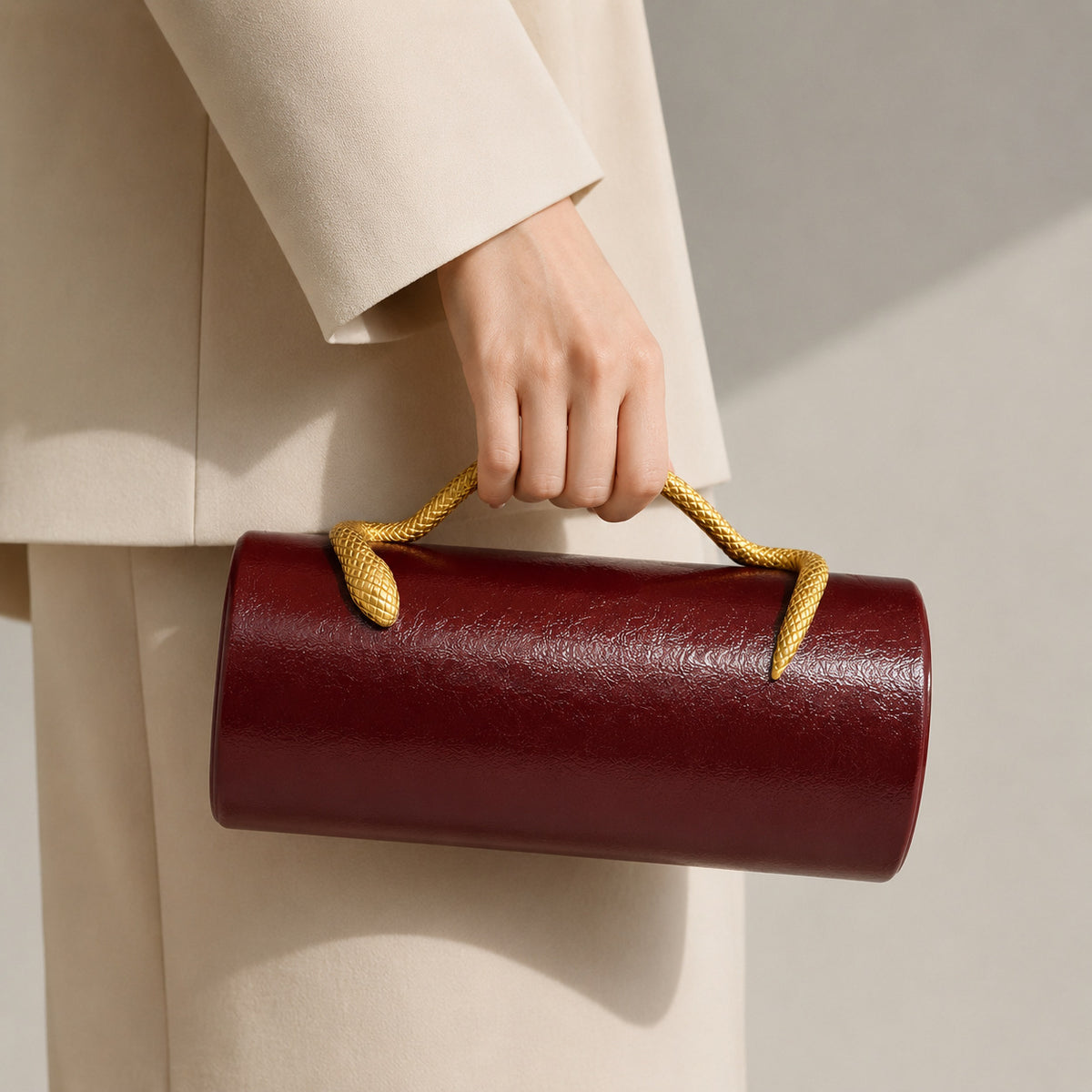 Viper Sculptural Clutch