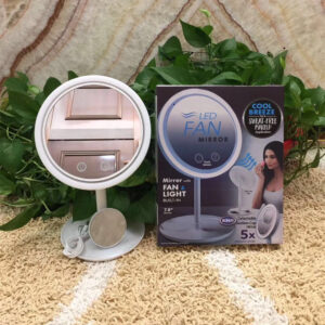 3-in-1 desktop with fan LED light makeup mirror Sweat-free make-up mirror for hair dryer makeup mirror