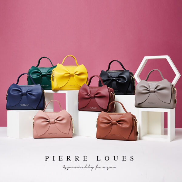 2025 New Women's Bag Korean Version Bow Shoulder Bag Crossbody Women's Versatile Spring and Summer Fashion Women's Bag Large Capacity - Image 3