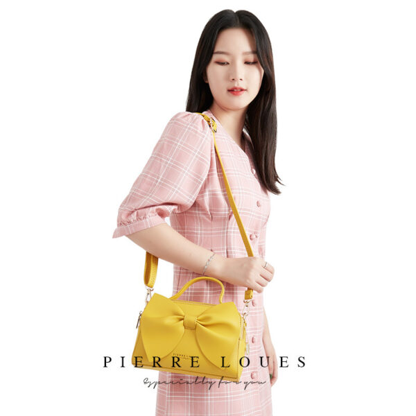 2025 New Women's Bag Korean Version Bow Shoulder Bag Crossbody Women's Versatile Spring and Summer Fashion Women's Bag Large Capacity - Image 4