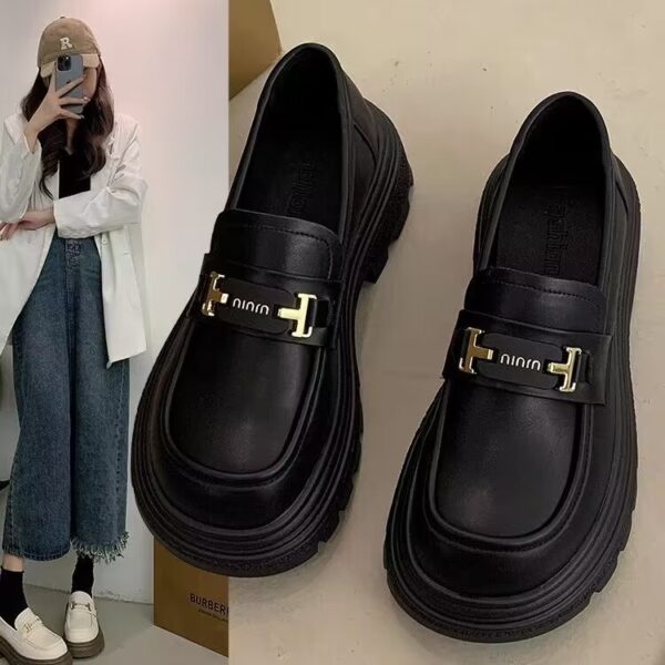 British Style Small Leather Shoes - Image 2