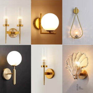 Modern Nordic bedroom wall lamp