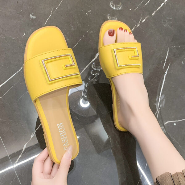 women's strap flat slippers - Image 3