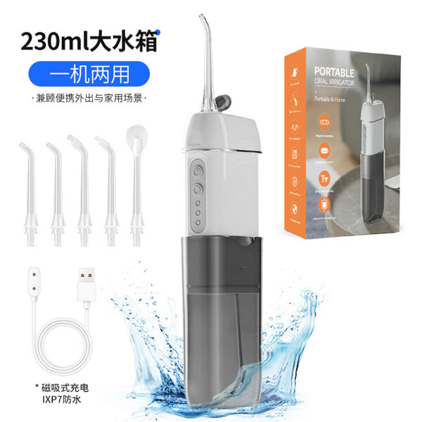 Piston pump, dental scaler, electric oral irrigator