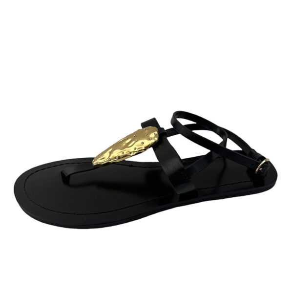 Korean Jelly Flat Roman Sandals - Image 5
