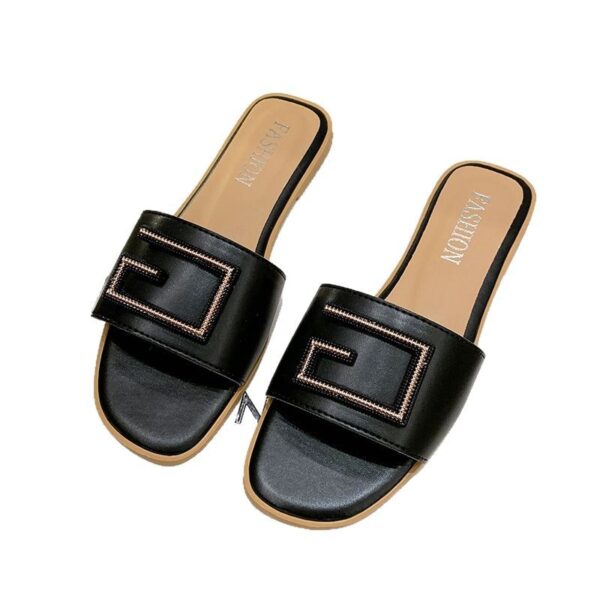 women's strap flat slippers - Image 5