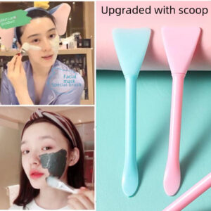 Dual-ended silicon mask brush