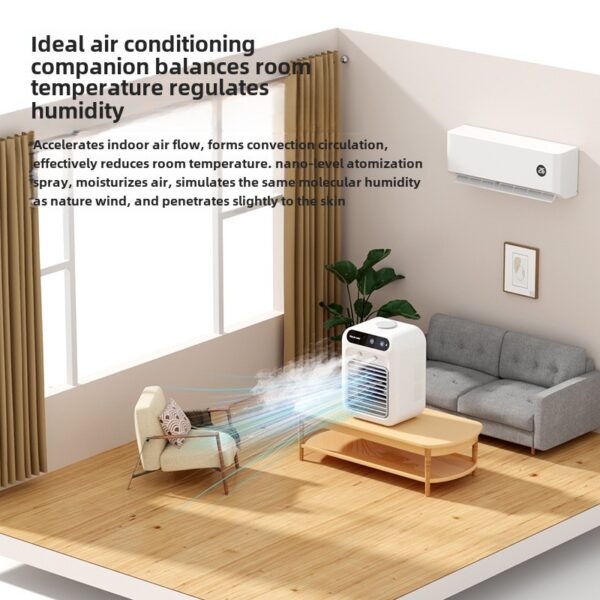 Desktop cooling fan with AC and humidifier - Image 3