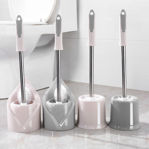 Toilet brushes, household toilets, no dead ends, set brushes, cleaning brushes, long-handled plastic toilet cleaners, and toilet scrubbing