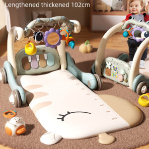 Baby pedal piano fitness rack multifunctional 0-1 year old baby pedal music toys toddler early teaching scooter