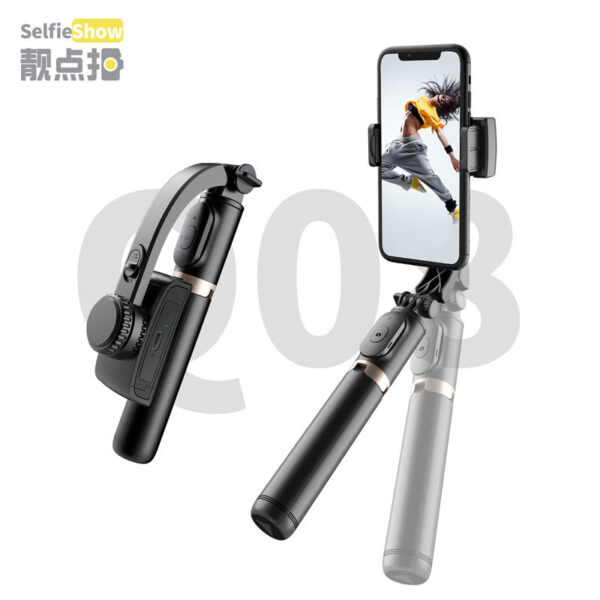 Anti-shake, retractable gimba tripod with bluetooth