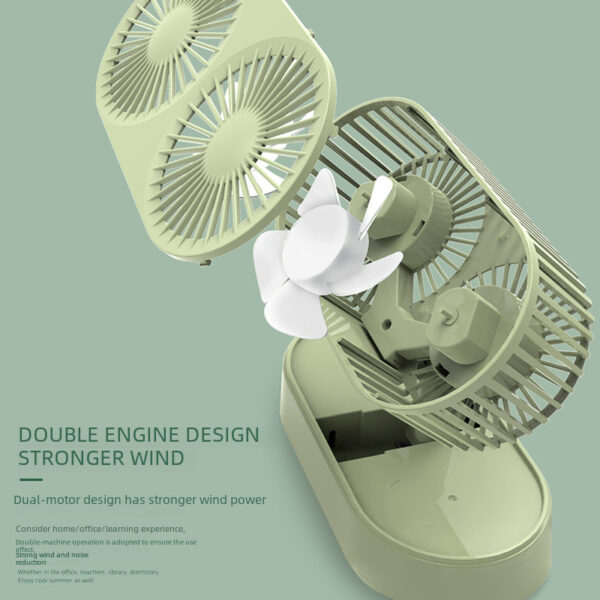 New Desktop Retractable Folding Fan - Image 4