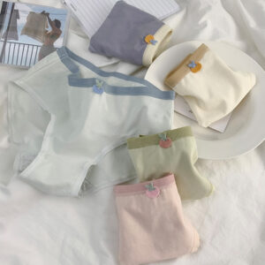 Girl's 3 piece cotton antibacterial panties