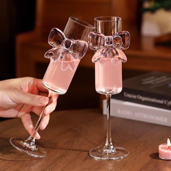high-value butterfly goblet wine glasses - Image 4