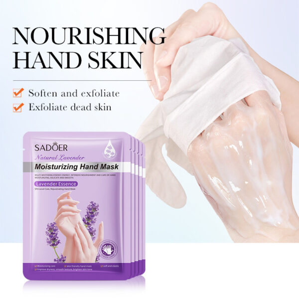 Rose Lavender Goat's Milk Hand Mask - Image 2
