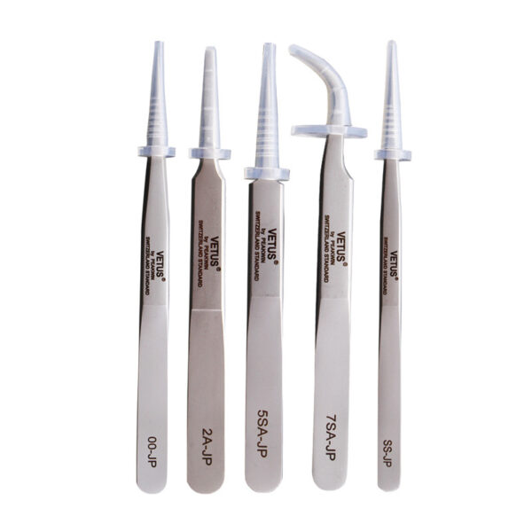 Quality Stainless Steel Eyelash Tweezers - Image 5