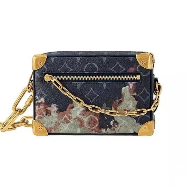 2023 New Men's Bag, Casual Men's Bag, Versatile Small Bag, Fashion Trend Box, One Shoulder Crossbody Bag - Image 5