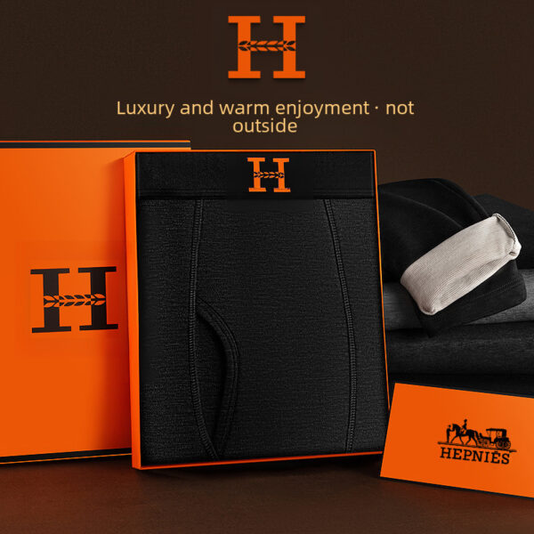 H wool silk men's pants