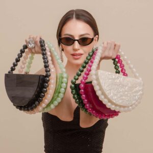 New pearlescent vintage leopard print acrylic bag bag tortoiseshell simple square dinner bag clutch bag women
