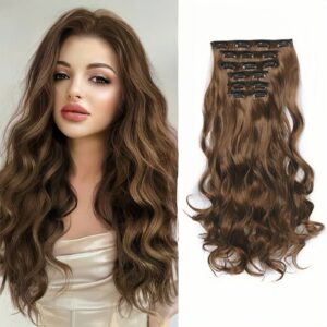 Curly hair extensions clipon