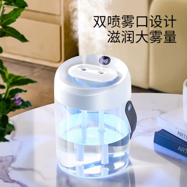 High-capacity dual-spray humidifier