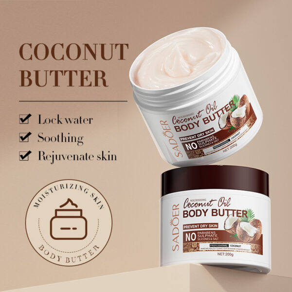 SADOER Smooth Coconut Hair Mask Shampoo - Image 2