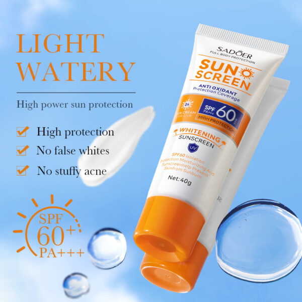 SADOER Refreshing Barrier Sunscreen UV Protection - Image 4