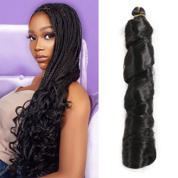 French Loose Wave Crochet Braids body hair - Image 4