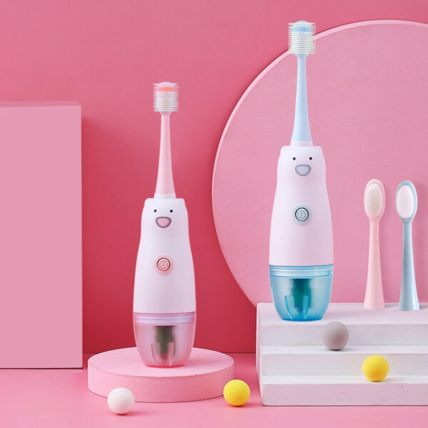 New dry battery waterproof children's electric toothbrush - Image 3