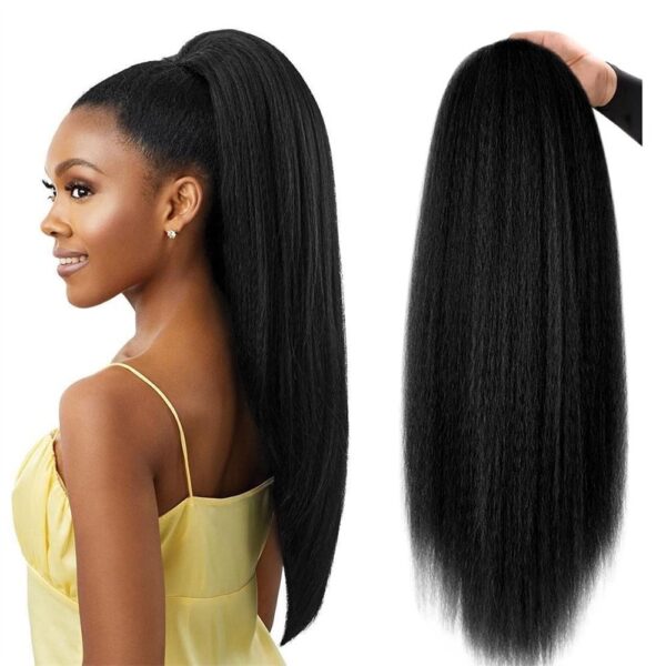Yaki kinky Ponytail Wig - Image 2