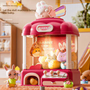 2025 popular household claw machine large children's toy clip doll gacha machine boy and girl birthday gifts