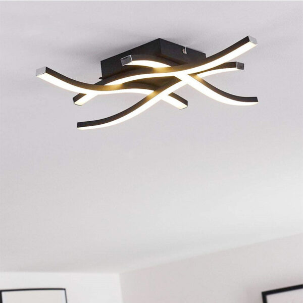 three-four prongs wave ceiling light - Image 3