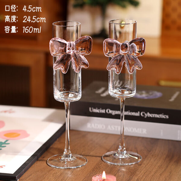 high-value butterfly goblet wine glasses - Image 2