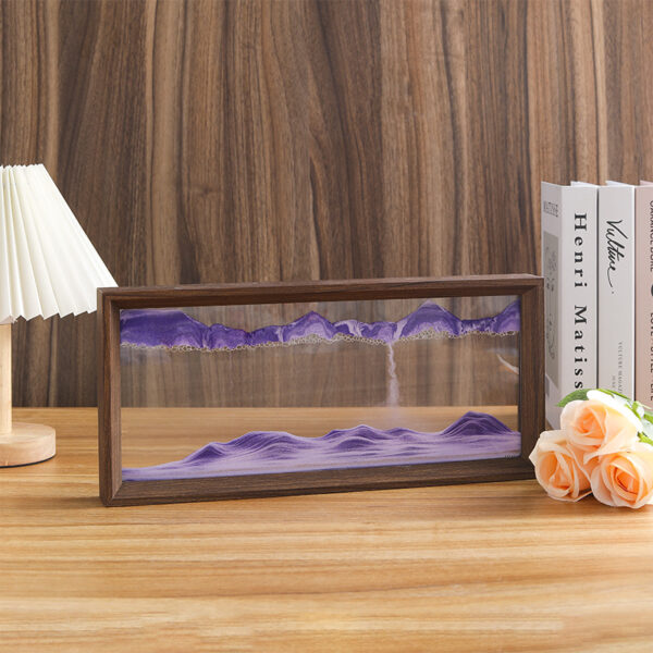 TV cabinet, entrance, wine cabinet, decorations, office decompression, hourglass, light luxury, living room, photo frame, quicksand painting ornaments - Image 3