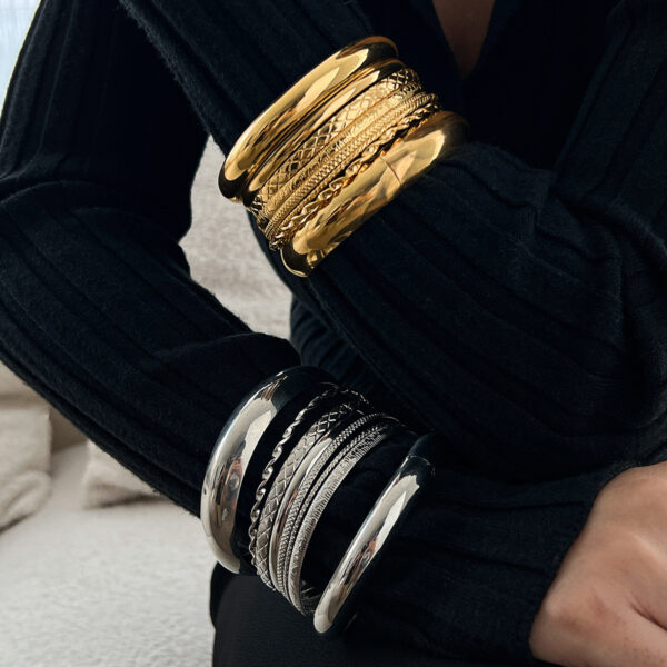 fashion metal scenery bracelet set - Image 3