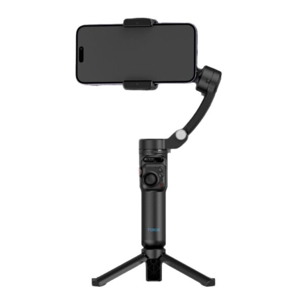 M02 gimbal anti-shake, handheld three-axis follower, detachable remote control, fill light, Ai camera - Image 5