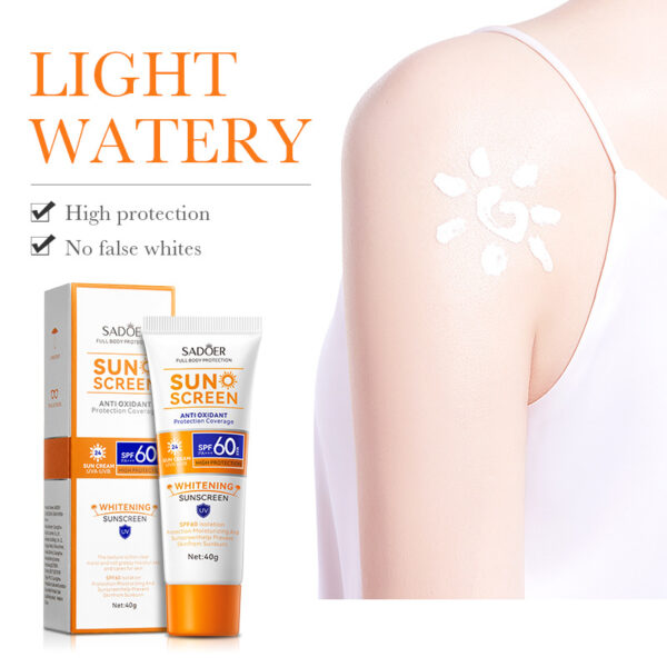 SADOER Refreshing Barrier Sunscreen UV Protection - Image 3
